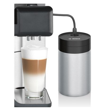 Bosch | TCZ8009N | Milk container | Intended For Coffee machine | 0.5 L volume, FreshLock lid | Metal - 2